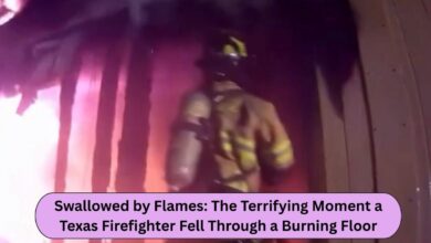 Texas Firefighter Fell Through a Burning Floor