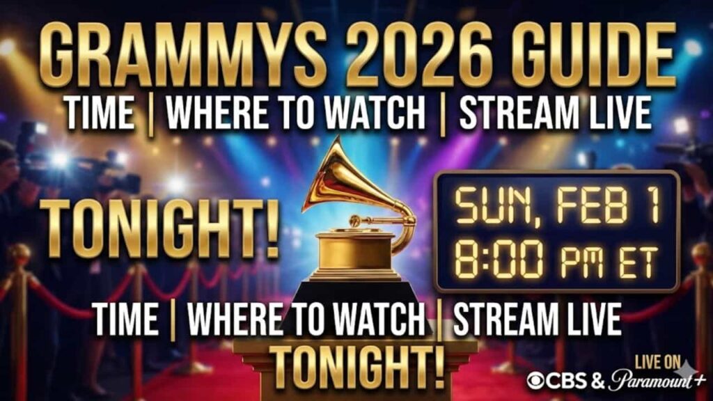 grammys 2026 time